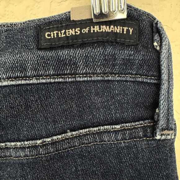 Citizens Of Humanity Womens Rocket Crop High Rise Skinny Jean Size 30 Denim Blue - Picture 5 of 8
